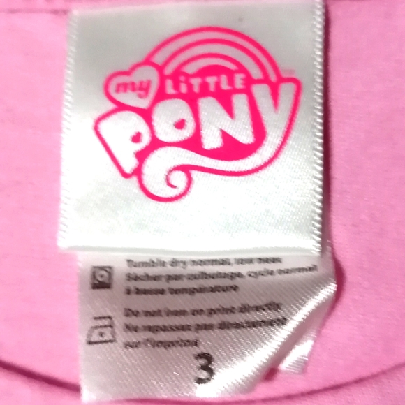 🔥SALE🔥MyLittle Pony Rainbow Dash Fluttershy Apple Jack Girl's T-shirt NWT Sz 3 - Picture 3 of 5